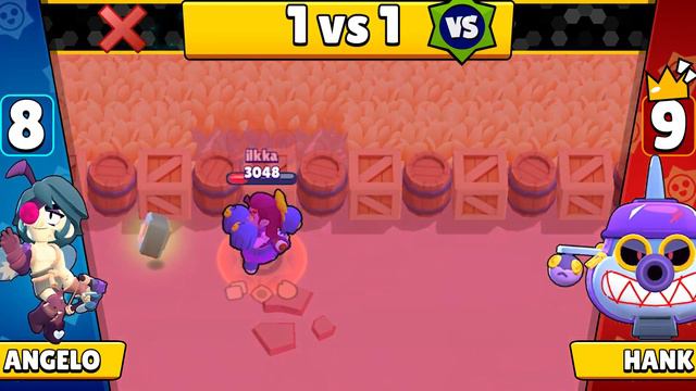 ANGELO vs HANK | 1 vs 1 | Brawl Stars смотреть онлайн