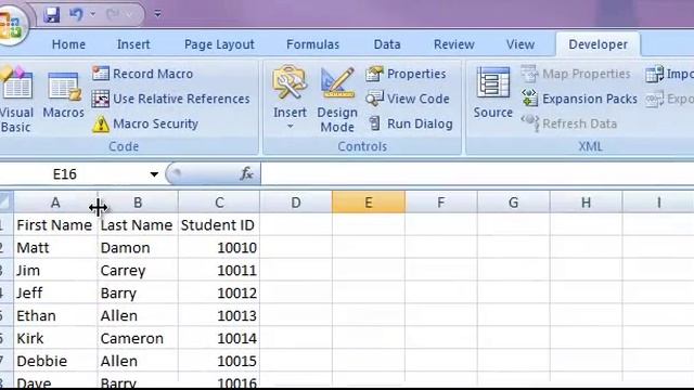 INTE 4402 Macros in Microsoft Excel 2007 смотреть онлайн
