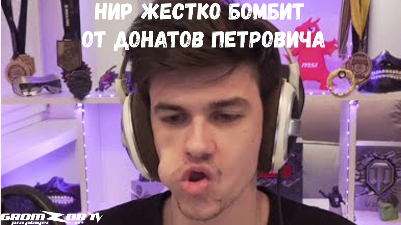 НИР Ю БОМБИТ ОТ ДОНАТОВ ПЕТРОВИЧА | GROMZORTV | НАРЕЗКА WOT