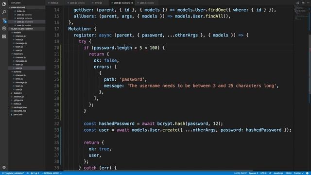 Handling Register Form Errors in React Using Semantic UI and GraphQL смотреть онлайн