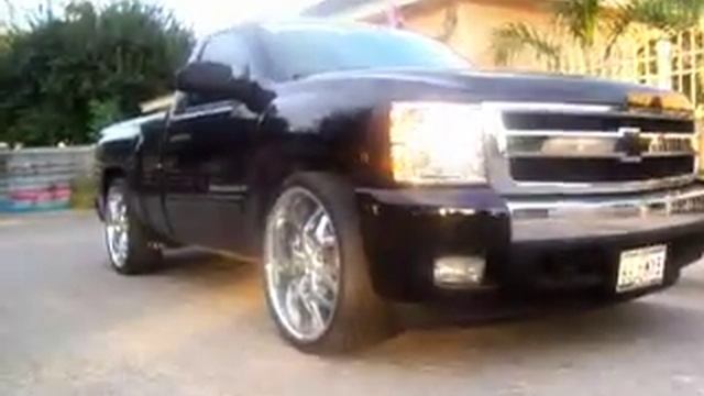 My New 2007 Silverado Single Cab On 24'z, Part 2!! смотреть онлайн