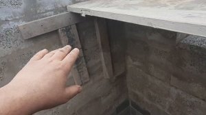 Сделал бюджетные леса для кладки блоков и заливки армопояса. Строительство дома своими руками.