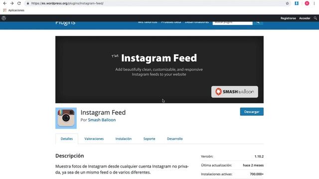 Plugin Instagram Feed para poner tu Feed de Instagram en WordPress смотреть онлайн