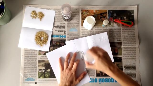 How To Work With Dry Glitter | Как работать с сухим глиттером