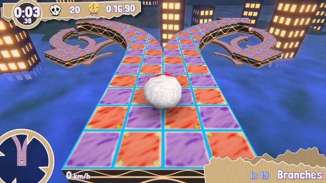Playing PAPERBALL - A new Super Monkey Ball-like смотреть онлайн