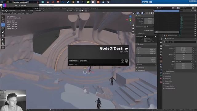 Environment Art #01 / UE4 / blockout / blender смотреть онлайн