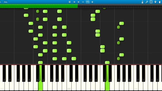 The Sims 3 - The Sims Theme (Piano Tutorial, Synthesia) смотреть онлайн