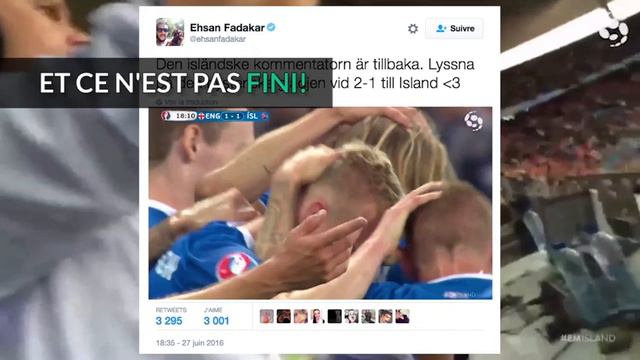 Islande Angleterre Gudmundur Benediktsson, le commentateur fou en live смотреть онлайн