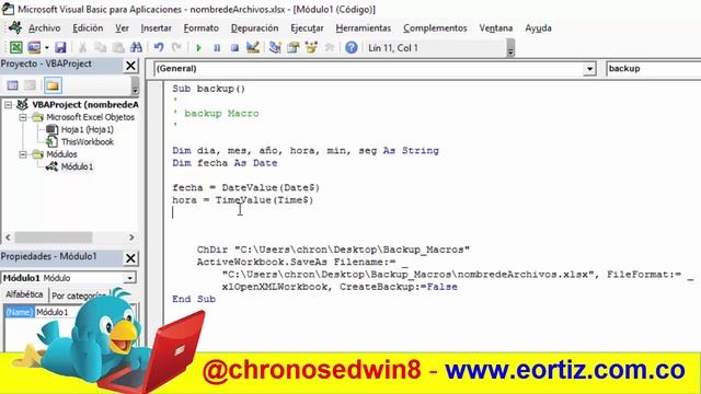 Nivel Avanzado - Video 04 - Hacer un Backup con VBA en Excel 2016 смотреть онлайн