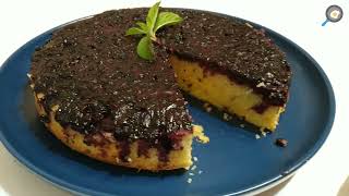 ЧЕРНИЧНЫЙ ПИРОГ- ПЕРЕВЕРТЫШ. Свежая черника, цедра лимона и лаванда создают необыкновенный вкус..mp4 смотреть онлайн