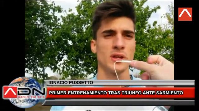 Entrevista a Ignacio Pussetto tras el triunfo ante Sarmiento смотреть онлайн