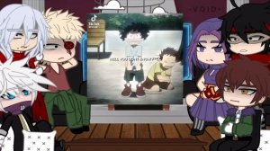 Mha Villains react to Past Deku||Part 1/?||