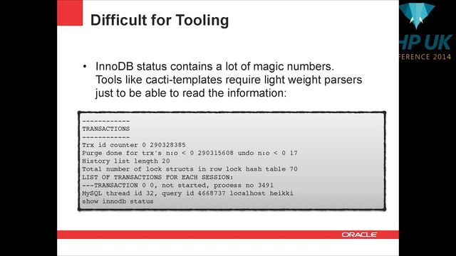 PHP UK Conference 2014 - Morgan Tocker - My SQL 5 6 - Online Operations and Improved Diagnostics смотреть онлайн