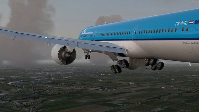 P3D5.2, Evening Aproach into Amsterdam, Schipol EHAM смотреть онлайн
