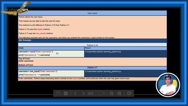Learn Python Complete Course | Step By Step | User Input | By: Ponnuri Gopie Krishna | Part - 33 смотреть онлайн