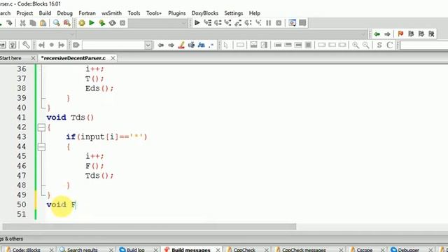 (Easiest way in hindi)C Program for Recursive Descent Parser смотреть онлайн