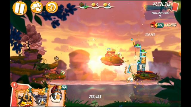 Angry Birds 2 AB2 Mighty Eagle Bootcamp (MEBC) - Season 24 Day 44 (Bubbles + Stella) смотреть онлайн