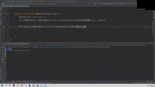 Remove all Duplicate Character From String using Java8 {हिन्दी} смотреть онлайн