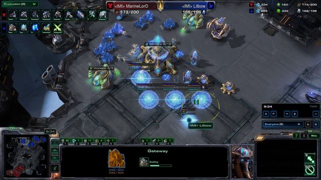 StarCraft 2 - LOTV - Lilbow (P) v MarineLorD (T) on Orbital Shipyard смотреть онлайн