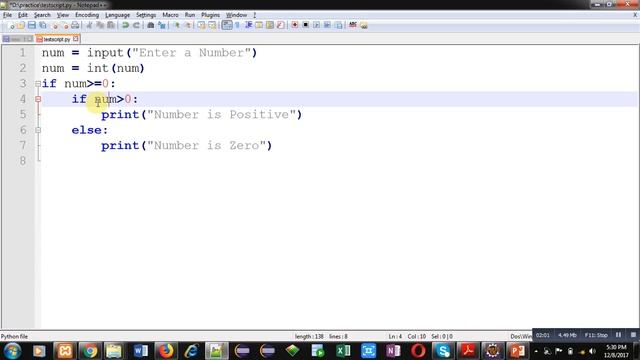 18 Python | How to check whether a number is positive, negative or zero using nested if in python смотреть онлайн