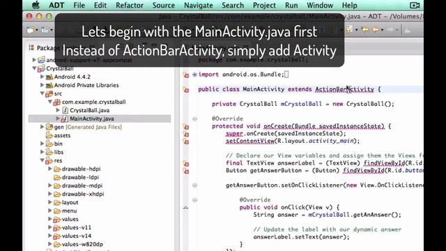 Importing Files Into Eclipse (CrystalBall Project -Team Treehouse) смотреть онлайн