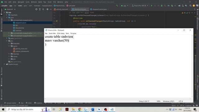 Android studio: Sqlite (Thêm, xóa, sửa), date picker смотреть онлайн