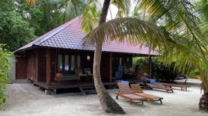 Обзор пляжной виллы Medhufushi island resort beach villa