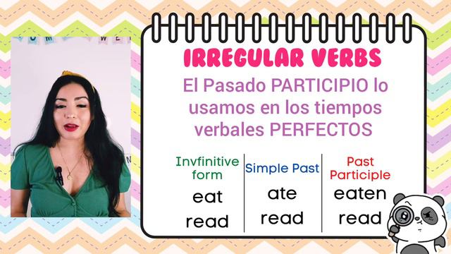 ¿Qué es el Pasado PARTICIPIO? Lista de verbos en Pasado Participio con ejemplos sencillos🤓 смотреть онлайн