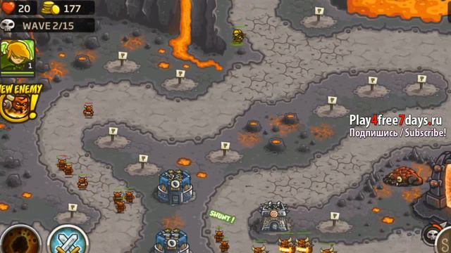 Не удалось пройти карту Pit Of Fire в Kingdom Rush смотреть онлайн
