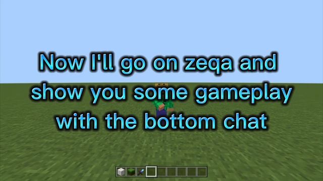 How to Get Bottom Chat On Minecraft Bedrock Edition! смотреть онлайн
