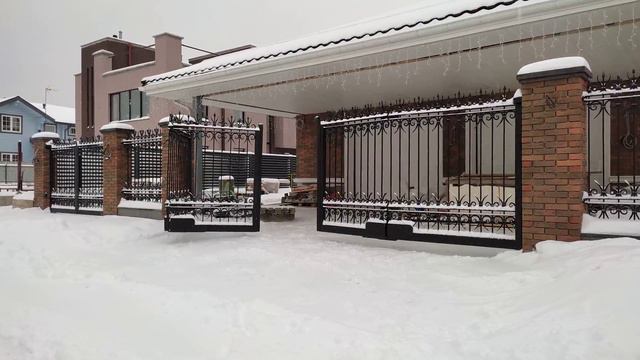 Складные кованые ворота смотреть онлайн