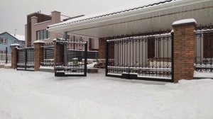 Складные кованые ворота