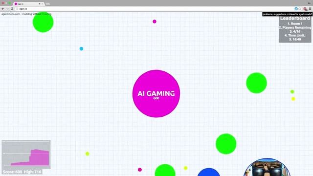 Agar.io Hunger Games IM THE BEST ;) смотреть онлайн