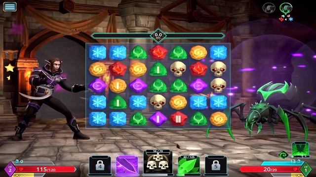 AMAZING! Puzzle Quest 3 Complete Walkthrough Gameplay Tutorial Part 1 (iOS/Android) смотреть онлайн