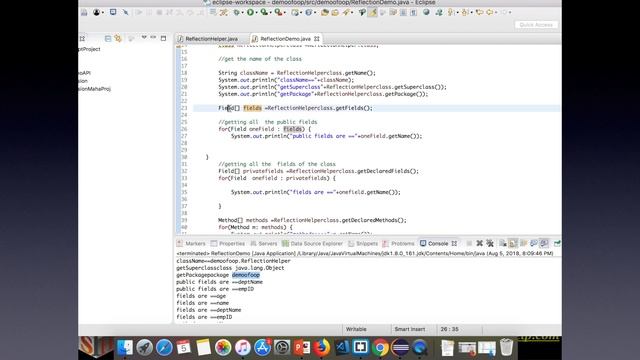 Java Reflection: Class with Reflection API (Tutorial #10) смотреть онлайн