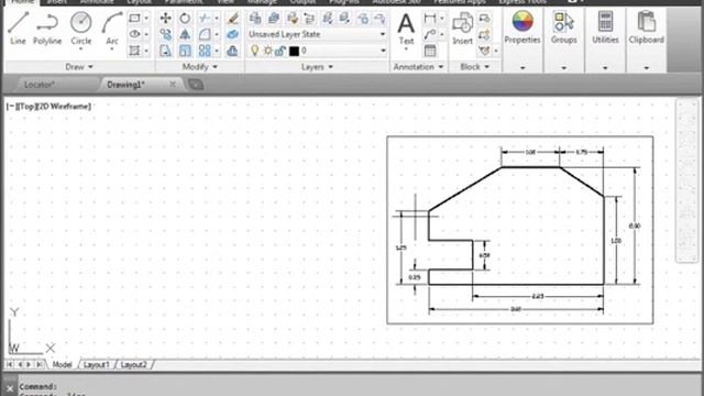 AutoCAD 2014 2D Tutorial смотреть онлайн