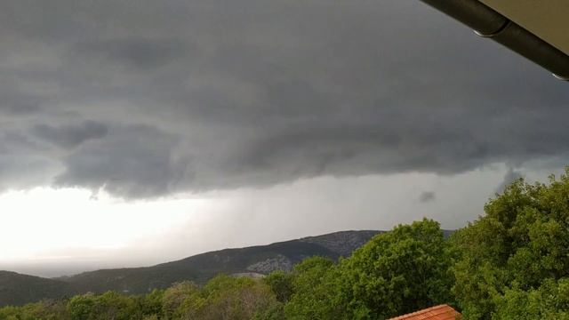 #гроза над морем #град #Хорватия #Croatia смотреть онлайн