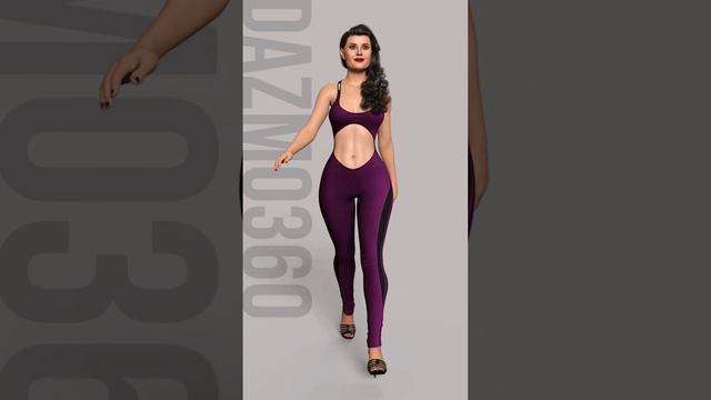 Daz3D | Ada 8 | Jogging Bodysuit | 360° Walking | Daz Studio смотреть онлайн