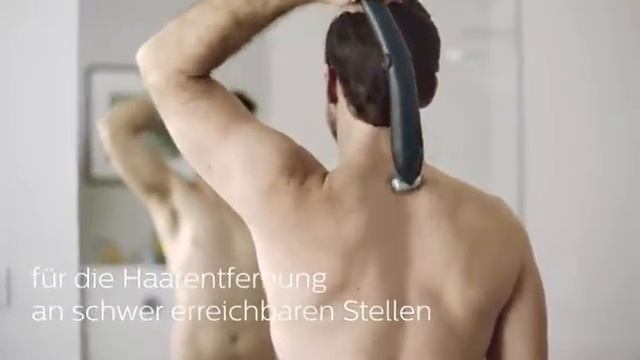 Philips BG5020 15 Bodygroom Series 5000 Mit Aufsatz Für Rückenhaarentfernung Und 3 Kammaufsätzen Zu
