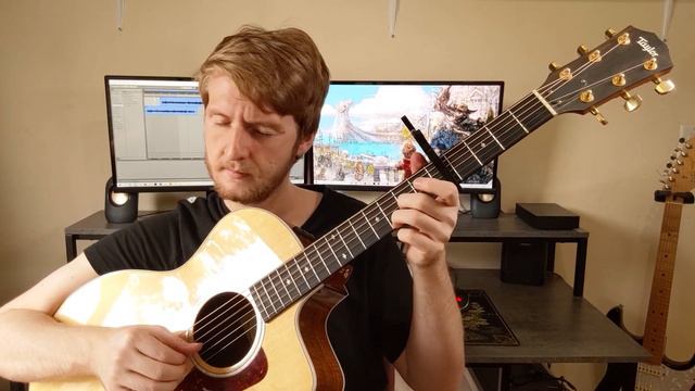 Footfalls: Sharlayan Theme - Final Fantasy XIV: Endwalker Solo/Fingerstyle Guitar Cover + TAB смотреть онлайн