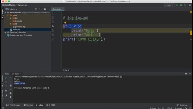 Python desde Cero | Identación | Parte 16 смотреть онлайн