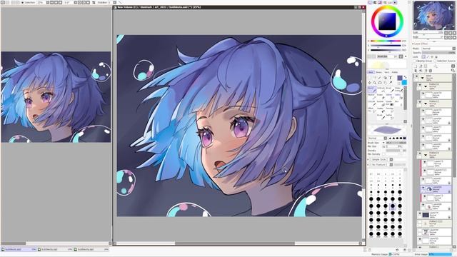 | Uta- Bubble | Anime Girl - Speedpaint/Timelapse [Paint Tool Sai] смотреть онлайн