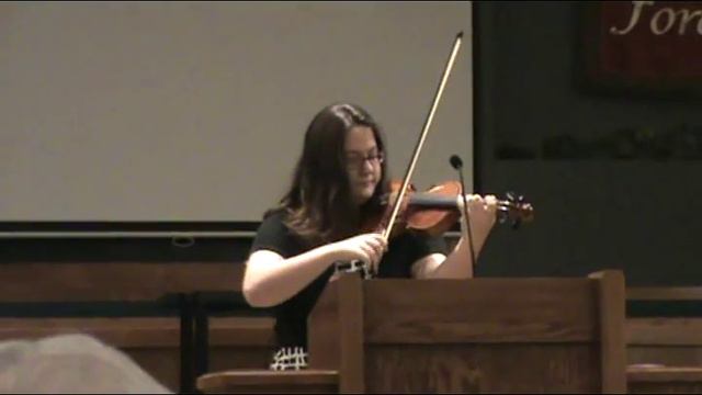Special Music by Ms Moore on violin 'In the Sweet By and By' 11-03-13 смотреть онлайн