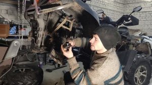CFmoto x8 - Ремонт задней подвески + сальники редуктора. #enduro_garage