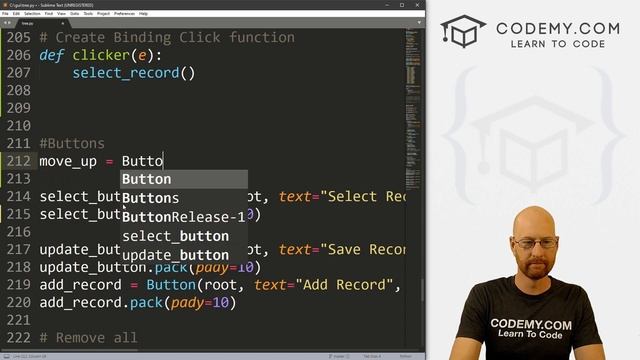 Binding and Moving Rows In Treeview - Python Tkinter GUI Tutorial #122 смотреть онлайн