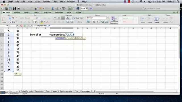 How to Get the Product of Columns in Excel : Excel Calculations смотреть онлайн