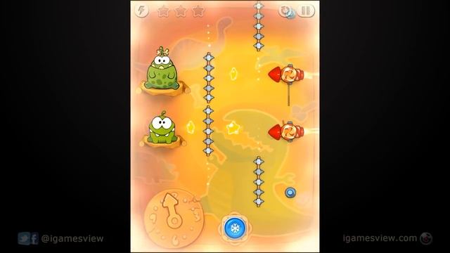 Cut the Rope Time Travel (The Stone Age) Walkthrough-3Stars Level - 5 смотреть онлайн