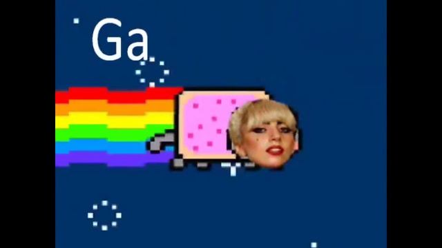 NYAN GAGA (Nyan Cat parody) смотреть онлайн