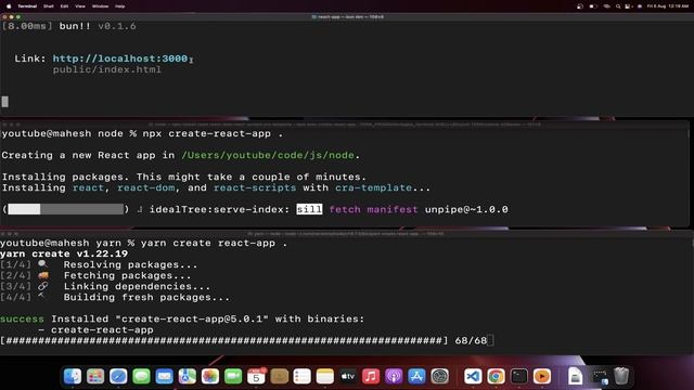 Bun vs Npx vs Yarn Speed Test смотреть онлайн