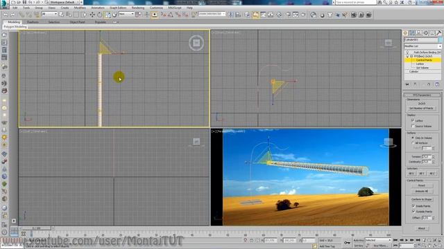 Создание Торнадо в 3Ds Max ( часть 1 ) смотреть онлайн